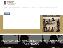 Tablet Screenshot of americaswarriorpartnership.org